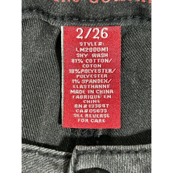 Liverpool Women's Abby Skinny Mid Rise Stretch Jeans in Gray - Sz 2/26 - Picture 6 of 7